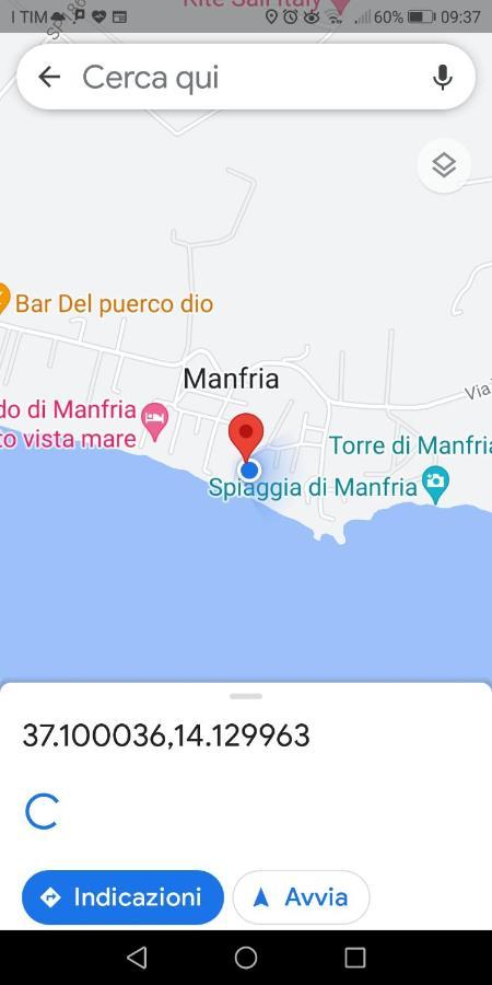 Villetta Sullo Scoglio Gela Bagian luar foto